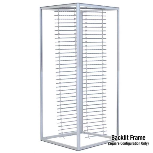 4x8 Impact Square Backlit Tower Graphic Package 2