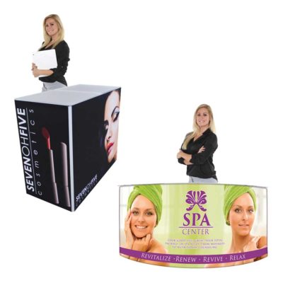 Portable Podiums, Counters & Kiosks for Trade Shows and Events