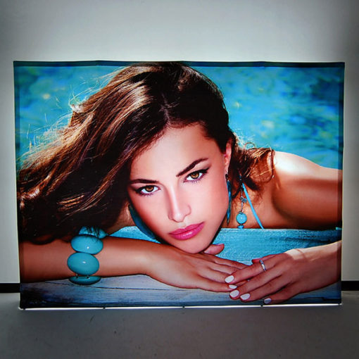 10ft VBurst Backlit Fabric Straight Display 3