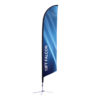 13ft Falcon Flag Single X Base