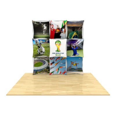 3x3 3D Snap Fabric Displays Systems