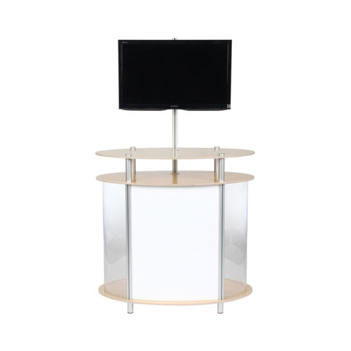 Impact Element Kiosk Ellipse Vertical Showcase 5