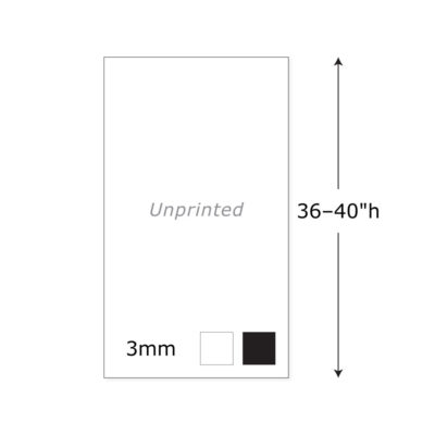 Impact Element Parts Panel Unprinted 36 3mm
