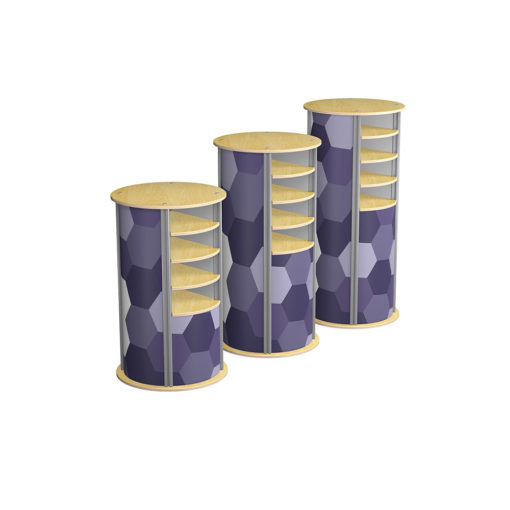 Impact Element Pedestal 4Up Medium Circle 2