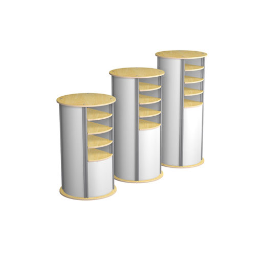 Impact Element Pedestal 4Up Medium Circle 6