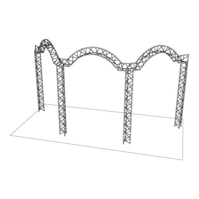 10x20 Standard Truss Inline Arches