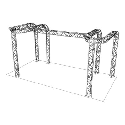 10x20 Standard Truss Inline Idea