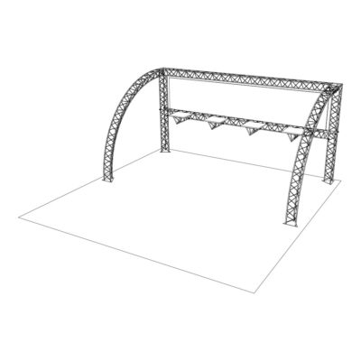 Standard Truss Laptop WorkStation Wall