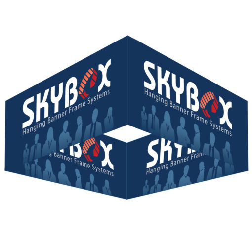 Skybox Square 5 8ft Hanging Display Graphic Back