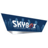Skybox Tapered Triangle Hanging Display White Back