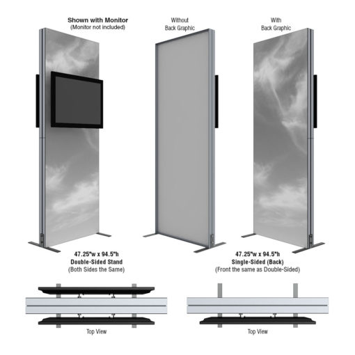 Display Stand Compass Monitor Kiosk Options