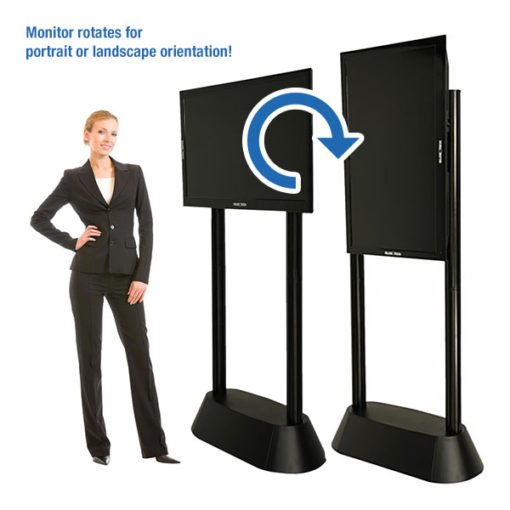 Display Stand Multimedia Pod Rotating