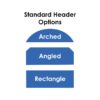 Ultralight X Briefcase Tabletop Display Header Options