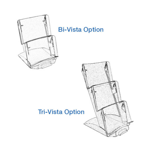 Accessories Literature Stand Tri Vista 3