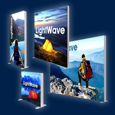 LightWave Double-Sided Backlit Modular Display