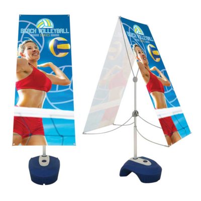 Impact Hurricane Banner Stand 2x5 Double Sided
