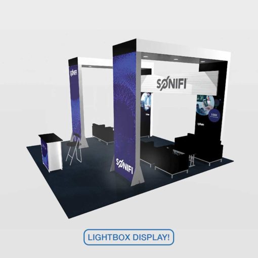 Glow 20x20 Lightbox Rental LL2 3