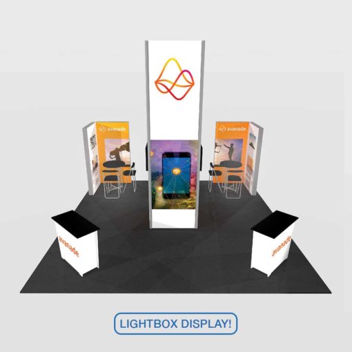 Glow 20x20 Lightbox Rental LL4 2