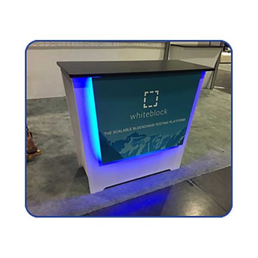 Glow Accessories Counter Freestanding EV2 Counter Profile Lit Graphic