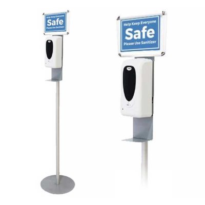 Impact Simple Touch Free Hand Floor Sanitizer Station With Frame