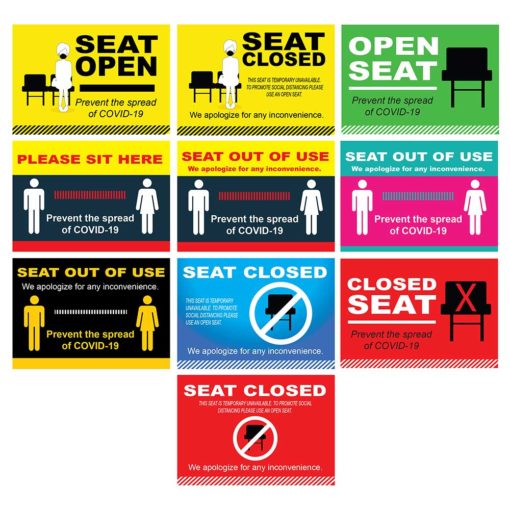 Impact Seat Cover Signs