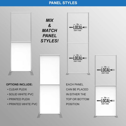 Impact Wall Shield Panel Styles