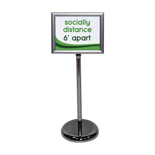 Impact Social Distancing Sign Advocate Front1