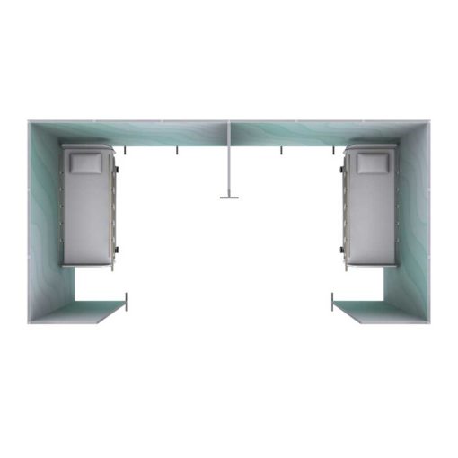ID QSEG Quick Wall Isolation Room Double Top