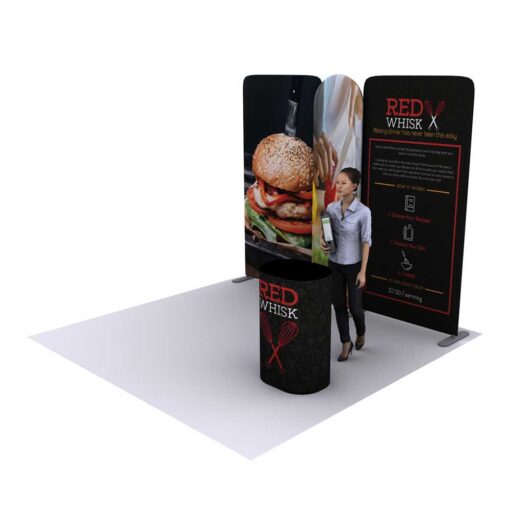 Impact Connect Tube Display Kit 10ft C Side Example