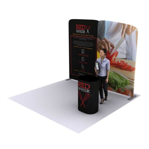 Impact Connect Tube Display Kit 10ft D Side Example