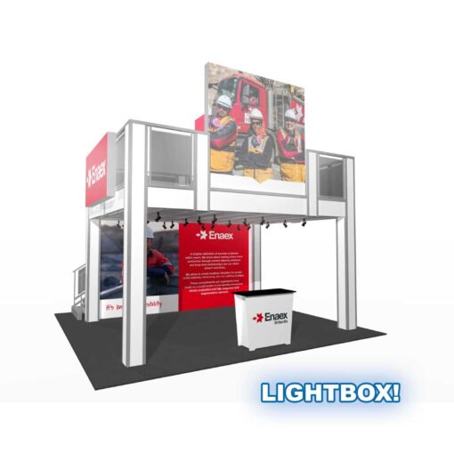20 x 20 Double Deck Truss Display System - DD1317-LSS-LB