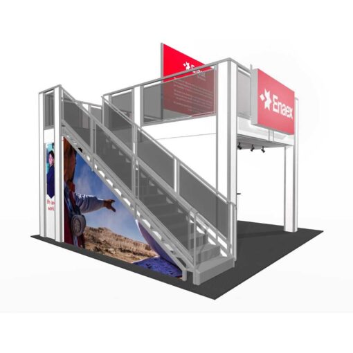 20 x 20 Double Deck Truss Display System - DD1317-LSS-LB - Image 2
