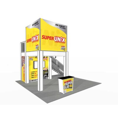 20 x 20 Double Deck Truss Display System - DD99-LSS-WF