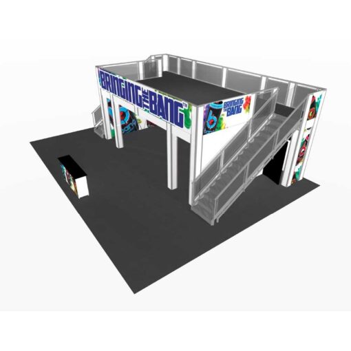 20 x 40 Double Deck Truss Display System - DD1727-LSS-RG - Image 3