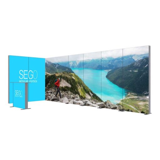 Impact LightWave Modular Lightbox Display - Configuration H (Double-Sided)