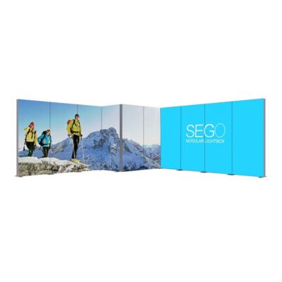 Impact LightWave Modular Lightbox Display - Configuration I (Double-Sided)