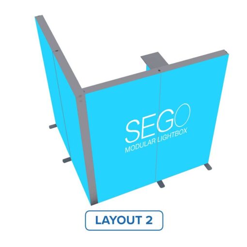 Impact LightWave Modular Lightbox Display - Configuration K (Double-Sided) - Image 6
