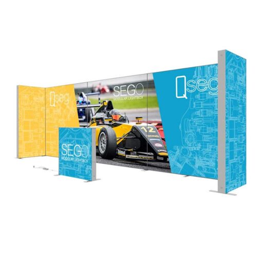Impact LightWave Modular Lightbox Display - Hybrid Configuration A (Double-Sided)
