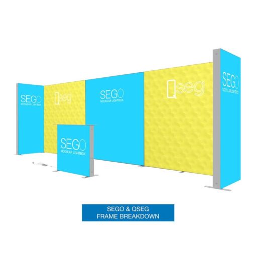 Impact LightWave Modular Lightbox Display - Hybrid Configuration A (Double-Sided) - Image 2