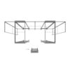 Impact LightWave Modular Lightbox Display - Hybrid Configuration C (Double-Sided) - Image 10