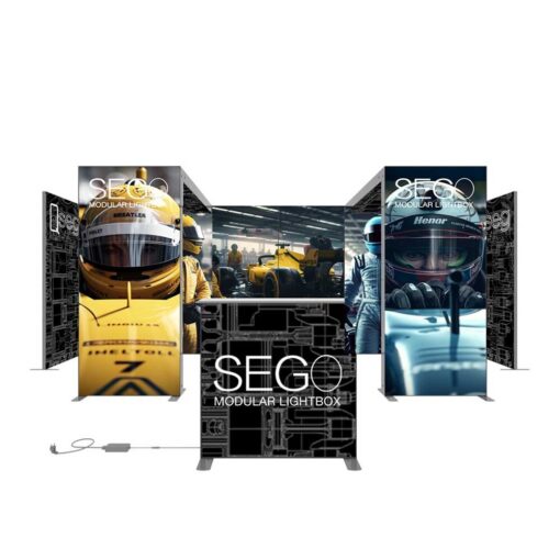 Impact LightWave Modular Lightbox Display - Hybrid Configuration C (Double-Sided) - Image 2