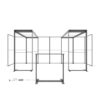 Impact LightWave Modular Lightbox Display - Hybrid Configuration C (Double-Sided) - Image 8