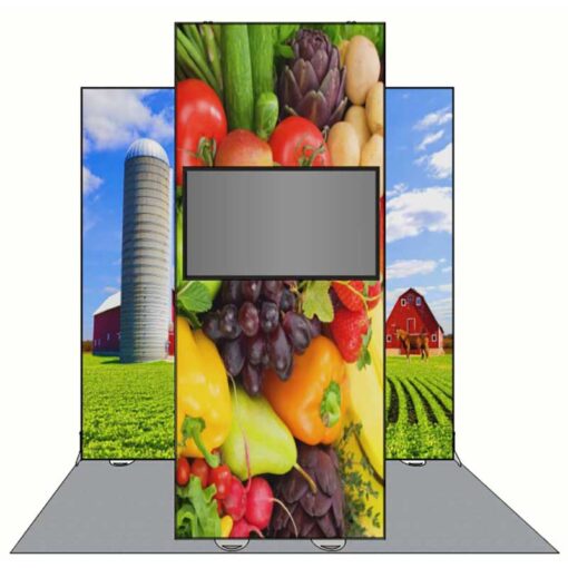 10ft Tall -118x118 Luminary Display with  Bridge in the Center - Image 2