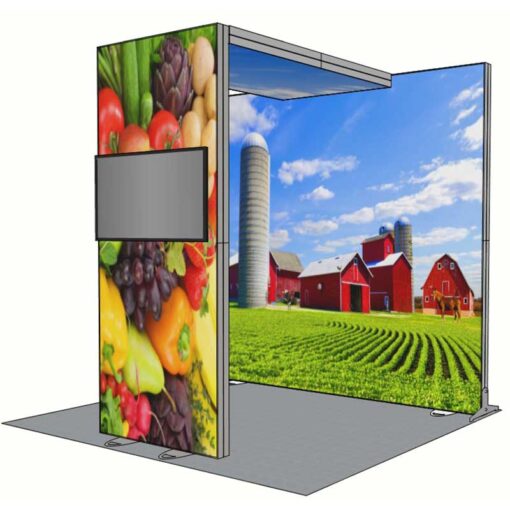 10ft Tall -118x118 Luminary Display with  Bridge in the Center - Image 3