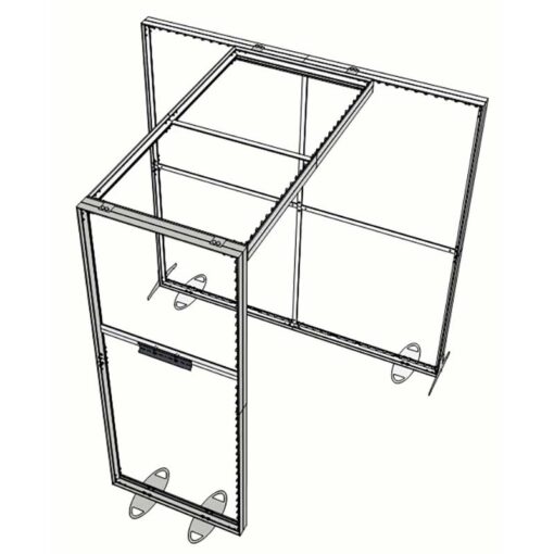 10ft Tall -118x118 Luminary Display with  Bridge in the Center - Image 7