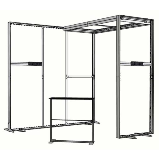 10ft Tall - 118x118 Luminary Display with Bridge on Right - Image 6