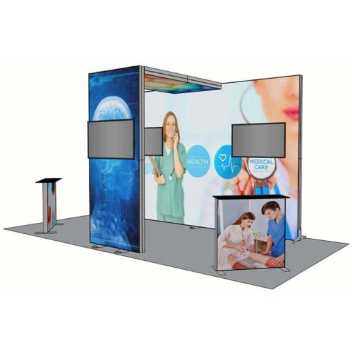 10ft Tall - 180x118 Luminary Display with  Bridge in the Center - Image 3