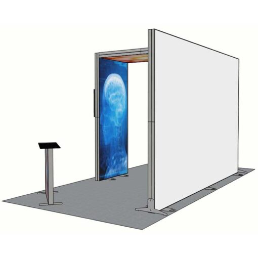 10ft Tall - 180x118 Luminary Display with  Bridge in the Center - Image 4