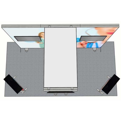 10ft Tall - 180x118 Luminary Display with  Bridge in the Center - Image 5