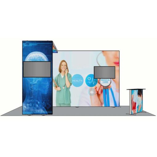 10ft Tall - 180x118 Luminary Display with Bridge on Left - Image 2